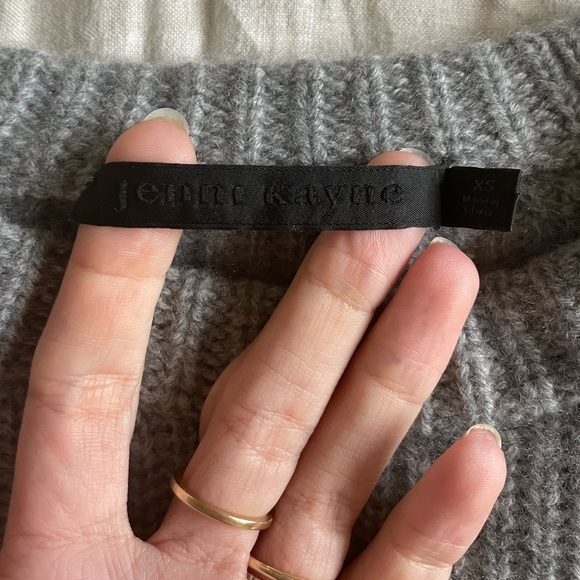 ❤️Sold❤️ Jenni Kayne | Heather Grey 100% Cashmere Sweater - Picture 7 of 11
